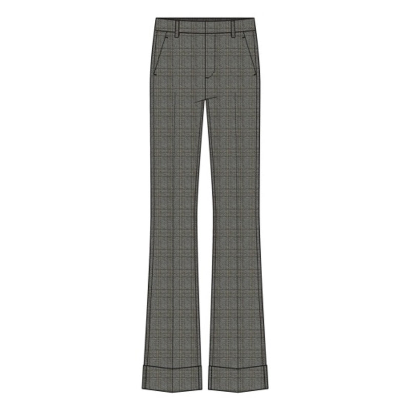 Liverpool Los Angeles - Womens Hr Flare Trouser with Cuff Hem 29" Ins
