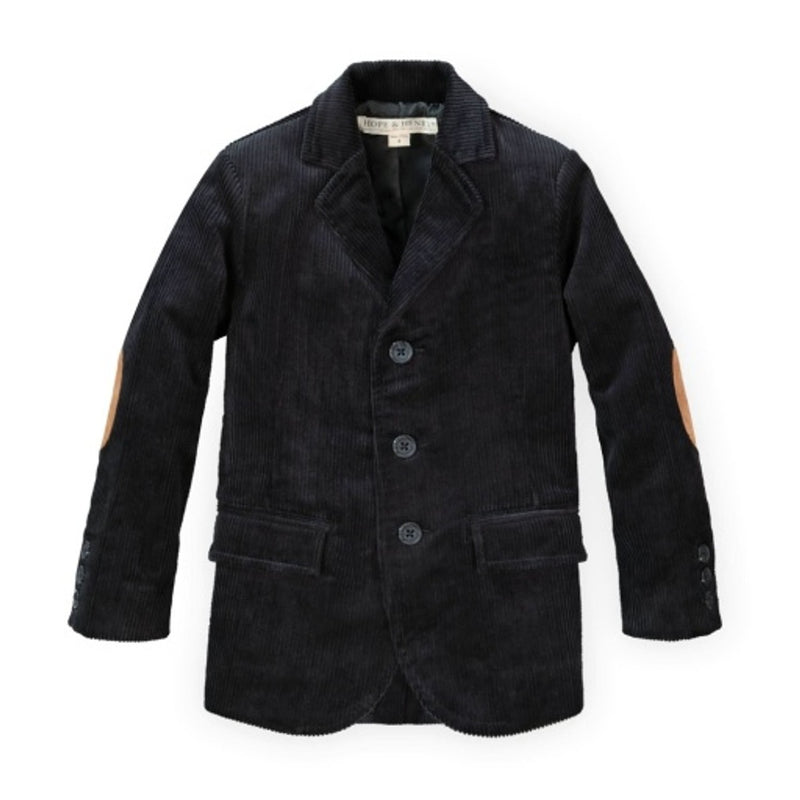 Hope & Henry - Boys Organic Corduroy Blazer with Elbow Patches