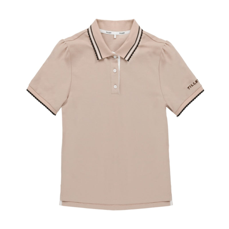 Tilley - Womens Preppy Pique Puff Sleeve Polo