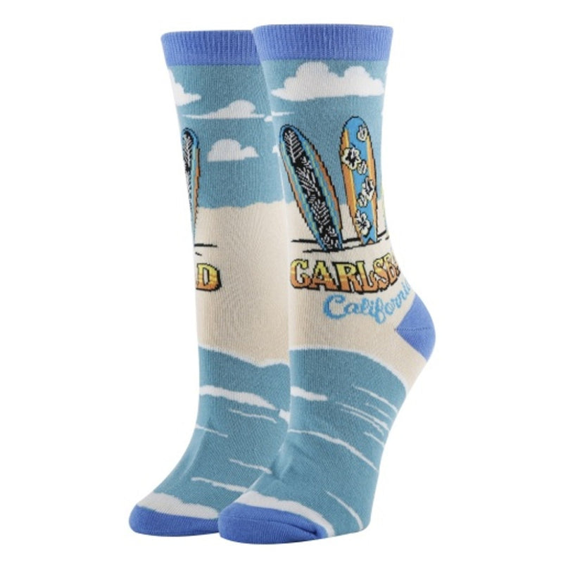 Oooh Yeah - Womens Crew Socks Calrsbad