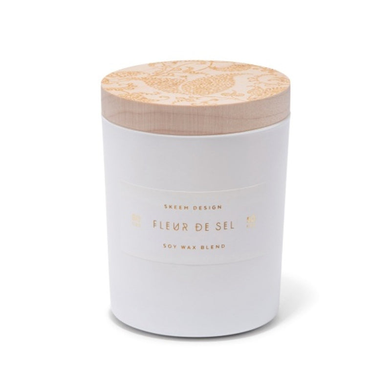 Skeem - Unisex Fleur De Sel Print Block Candle