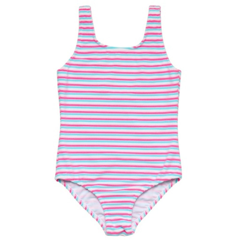 Snapper Rock - Girls Sorbet Stripe Scoop Swimsuit