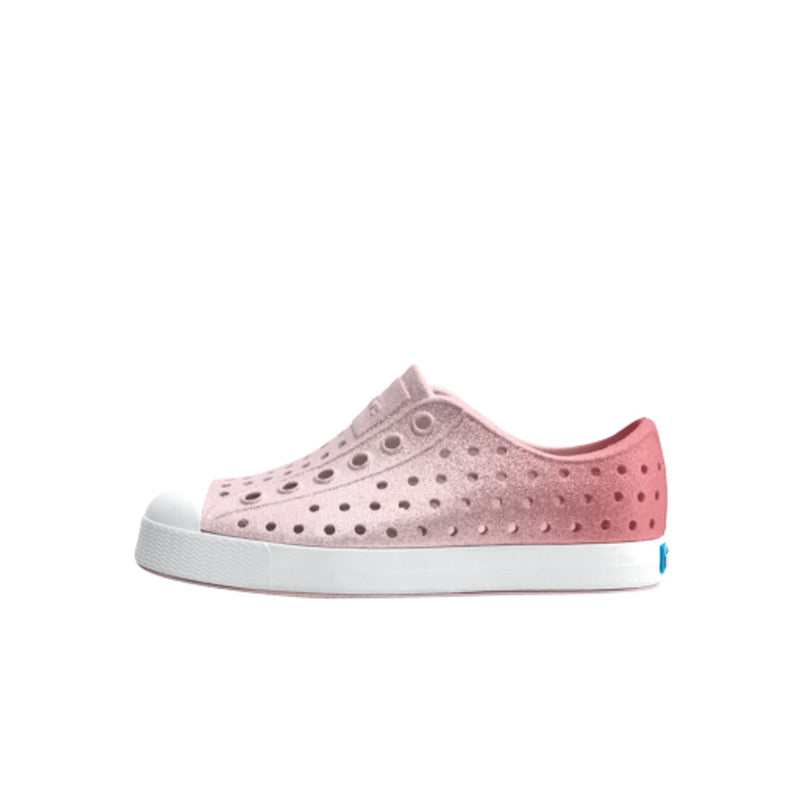 Native Shoes - Unisex Jefferson Bio-Bling Kids - Barely Samba Bling/ Shell White