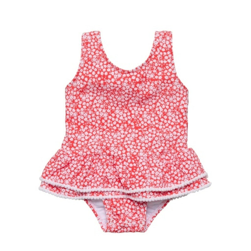 Snapper Rock - Girls Ditsy Bloom Skirt Swimsuit