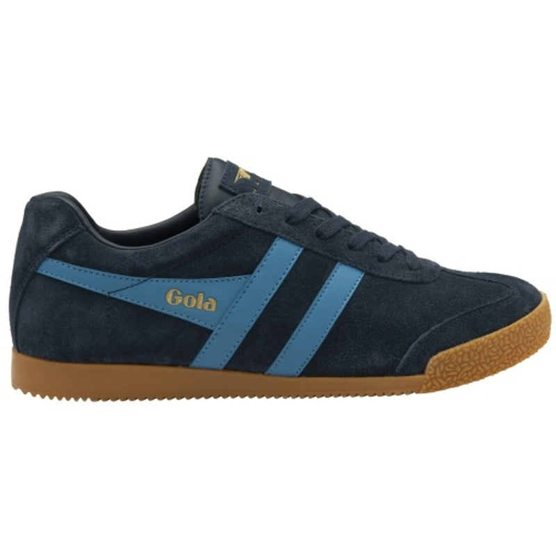 Gola - Mens Harrier Suede Sneakers - Navy/Santorini