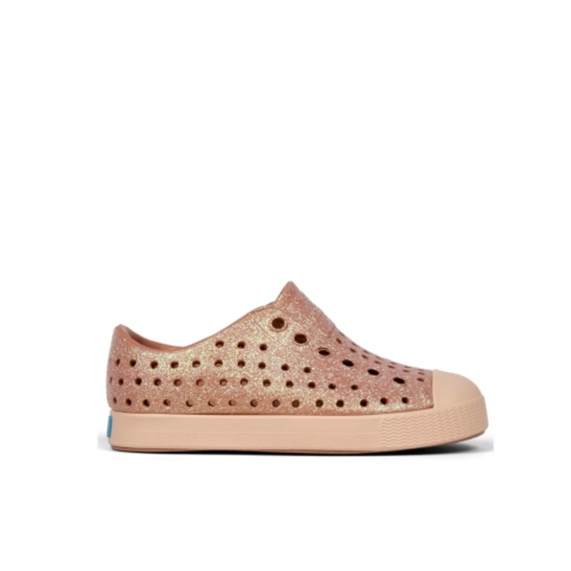 Native Shoes - Unisex Jefferson Bio-Bling Kids - Canyon Pink Bling/ Chameleon Pink