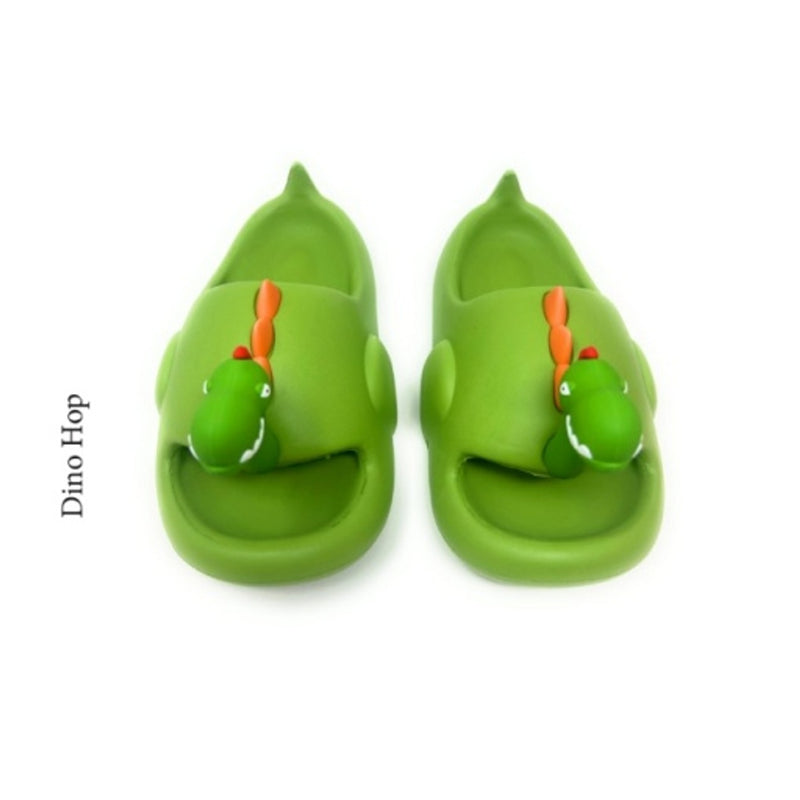 Oooh Yeah - Unisex Dino Hop-Silly Slides-Unisex