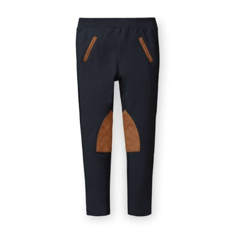 Hope & Henry - Girls Ponte Riding Pant Black