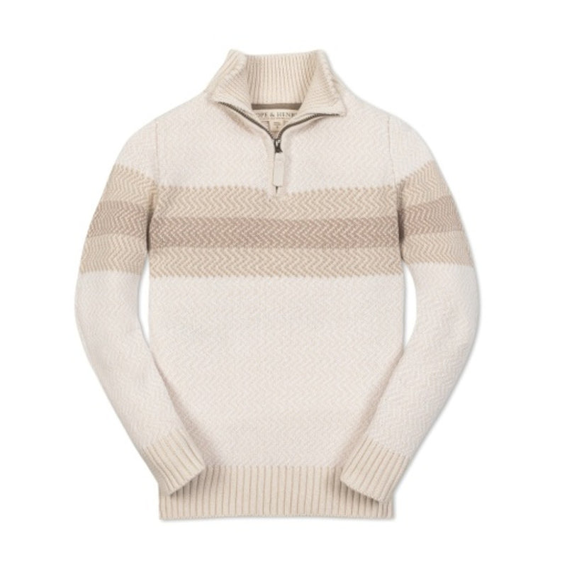 Hope & Henry - Boys Organic Half Zip Sweater