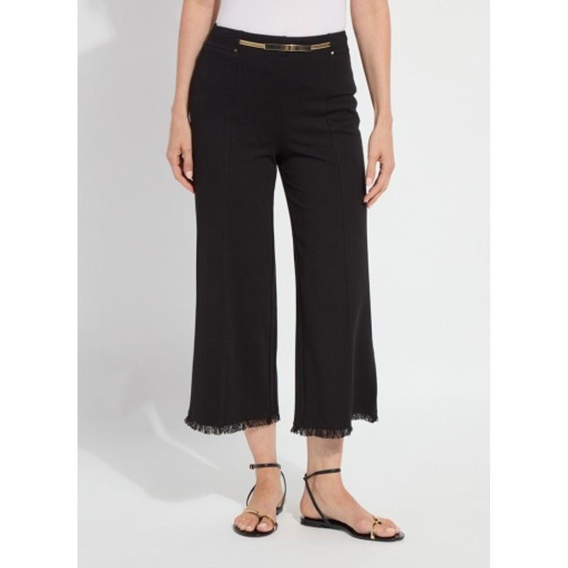 Lysse - Womens Ari Wide Leg Crop Fringe Belted Pant