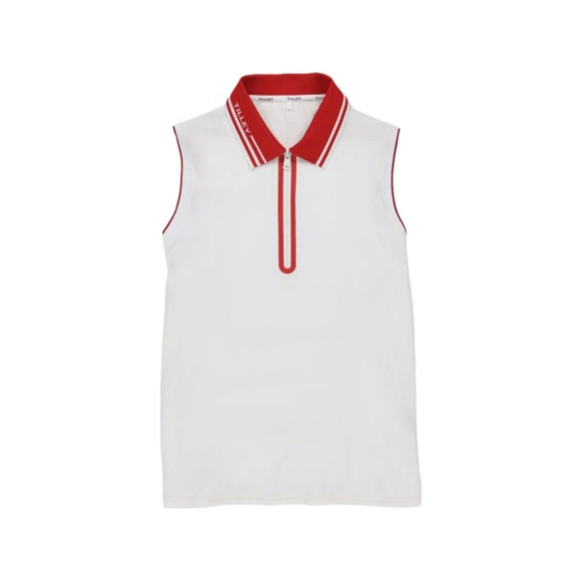 Tilley - Womens Tech Jersey Sleeveless Zip Polo