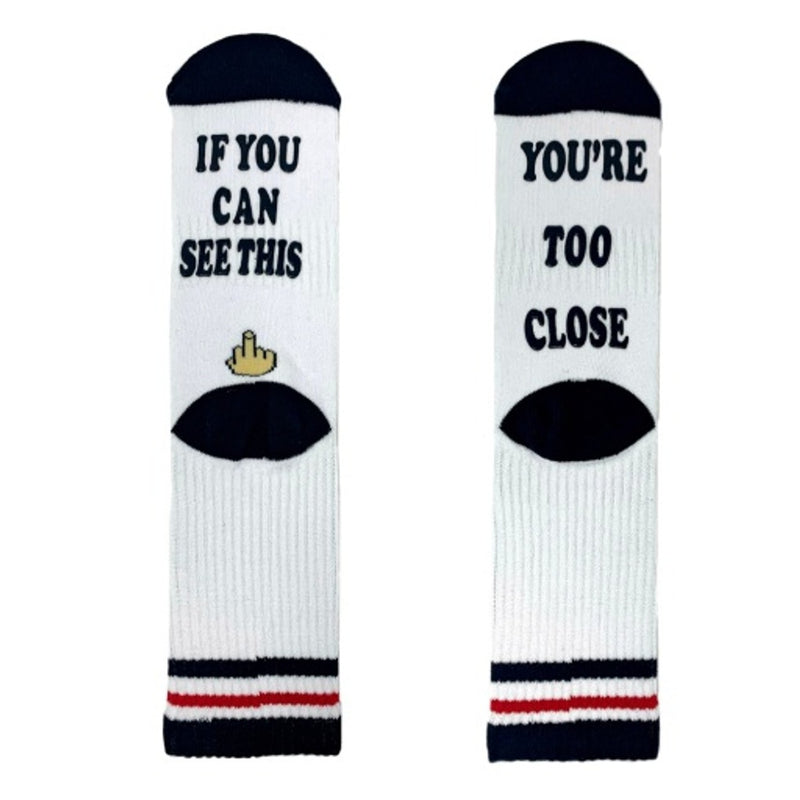 Oooh Yeah - Womens Crew Socks Too Close