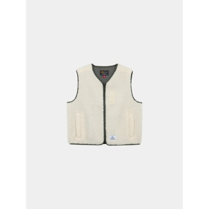 Alpha Industries - Womens Saia Relaxed Fit Vest with (Sherpa)