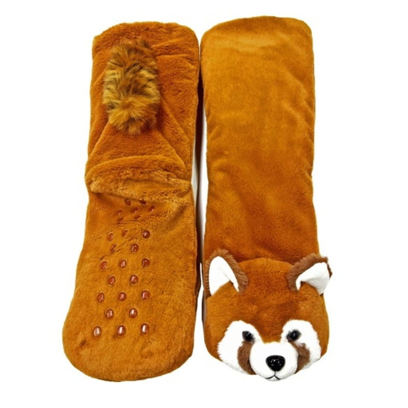 Oooh Yeah - Womens Red Panda Womens Plush Hugger Slippers