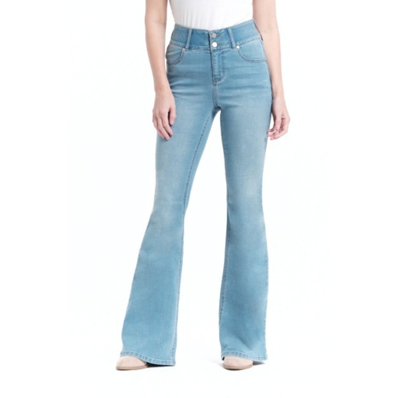 1822 Denim - Womens Petite 29" Shapewear Fit & Lift Flare