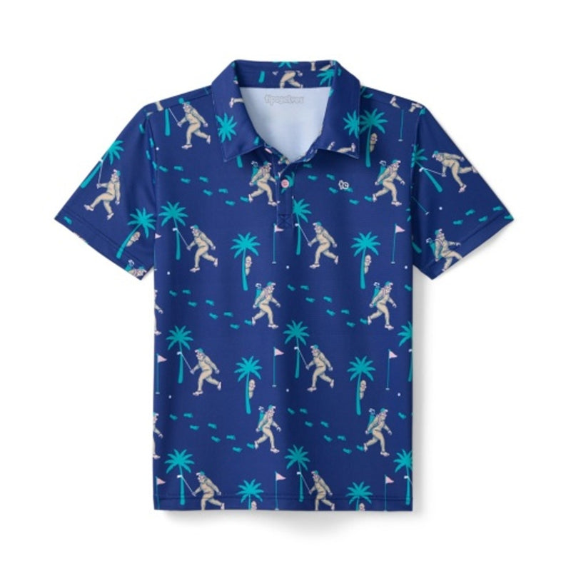Tipsy Elves - Kids Bigfoot Bogey Golf Polo
