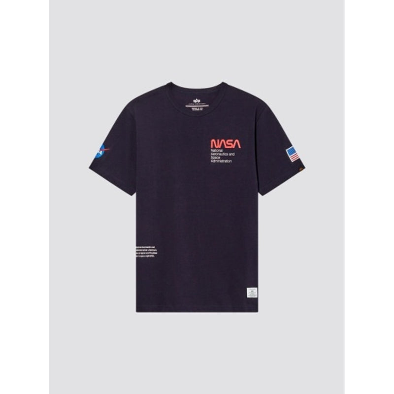 Alpha Industries - Mens Nasa Worm Logo Tee