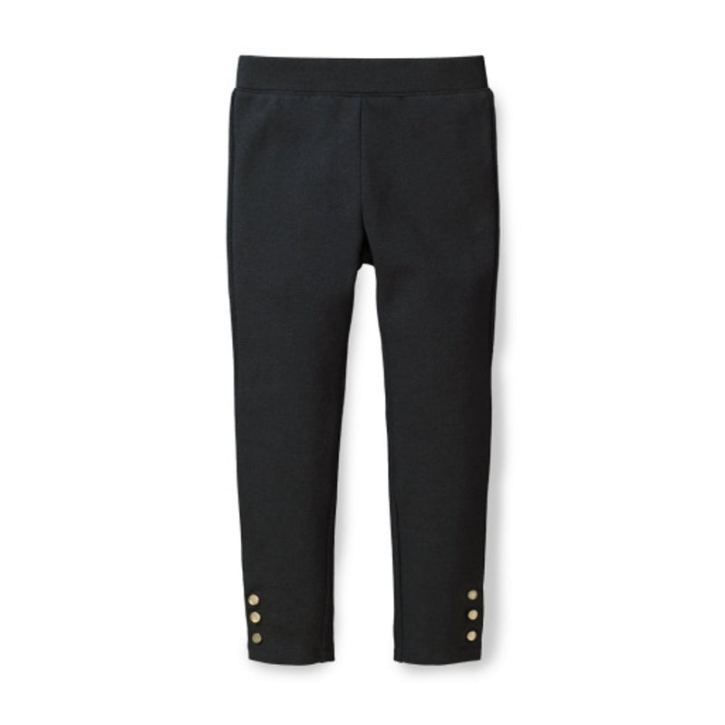 Hope & Henry - Girls Button Cuff Ponte Pant