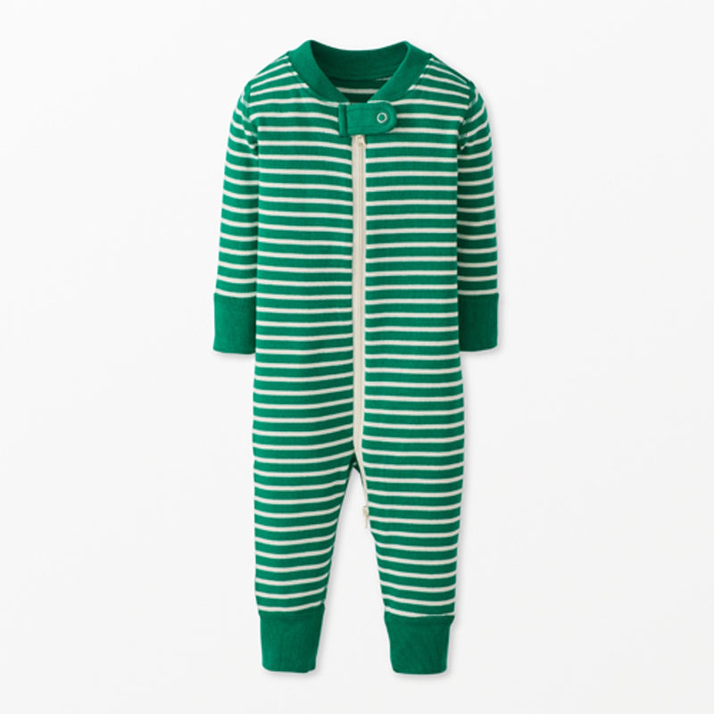 Hanna Andersson - Baby Striped 2-Way Zip Sleeper