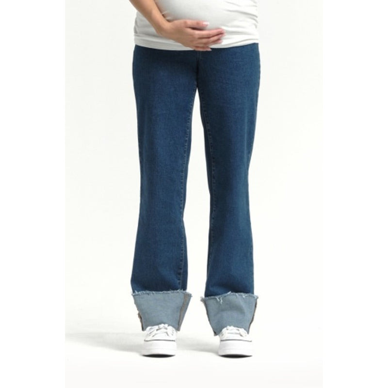 1822 Denim - Womens 36 1/2" Cuffed to 32" Straight with Bellyband