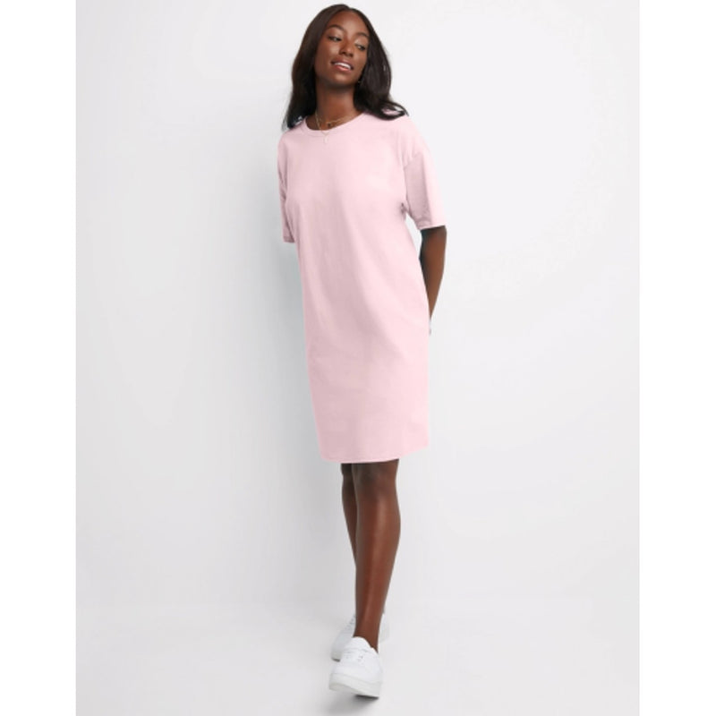 Hanes - Womens 5660-Hanes Essentials Womens T-Shirt Dress Cotton