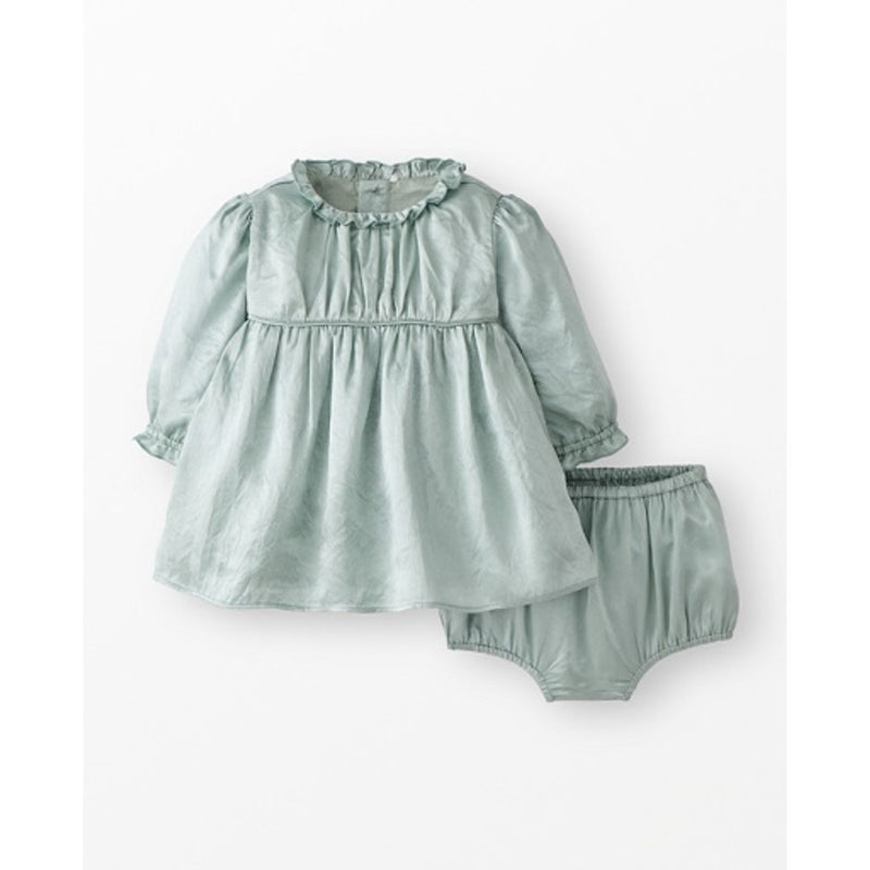 Hanna Andersson - Baby Long Sleeve Silky Dress & Bloomers Set