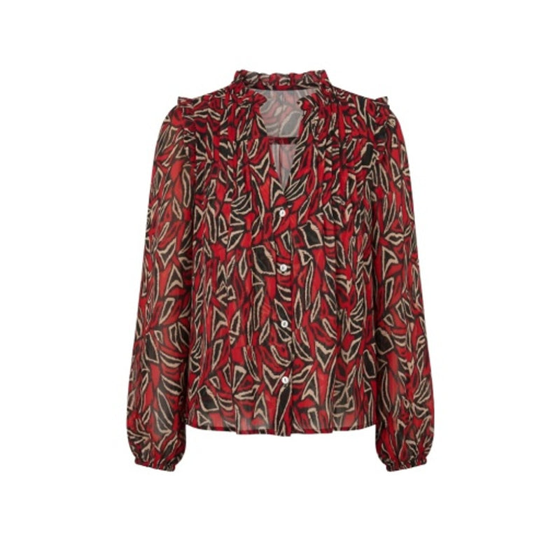 Liverpool Los Angeles - Womens Long Slv Wvn Blouse with Pintucks 23" Hps