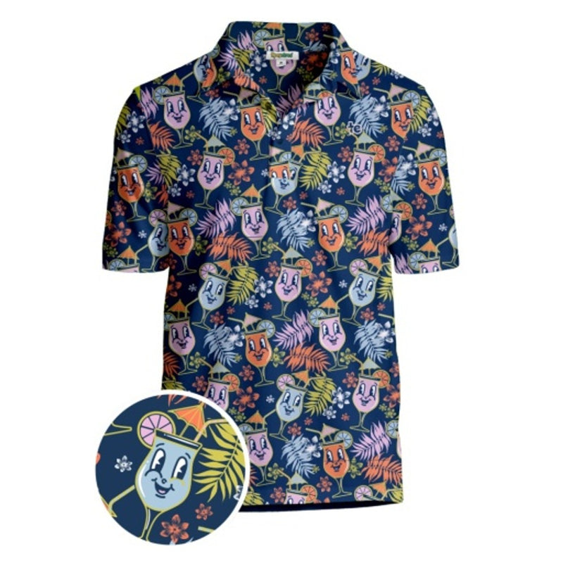 Tipsy Elves - Mens Mai Tai Mulligan Golf Polo