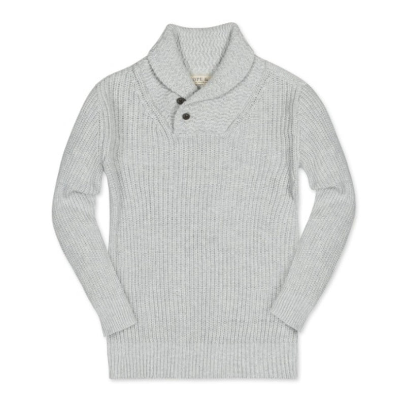 Hope & Henry - Boys Organic Shawl Collar Sweater