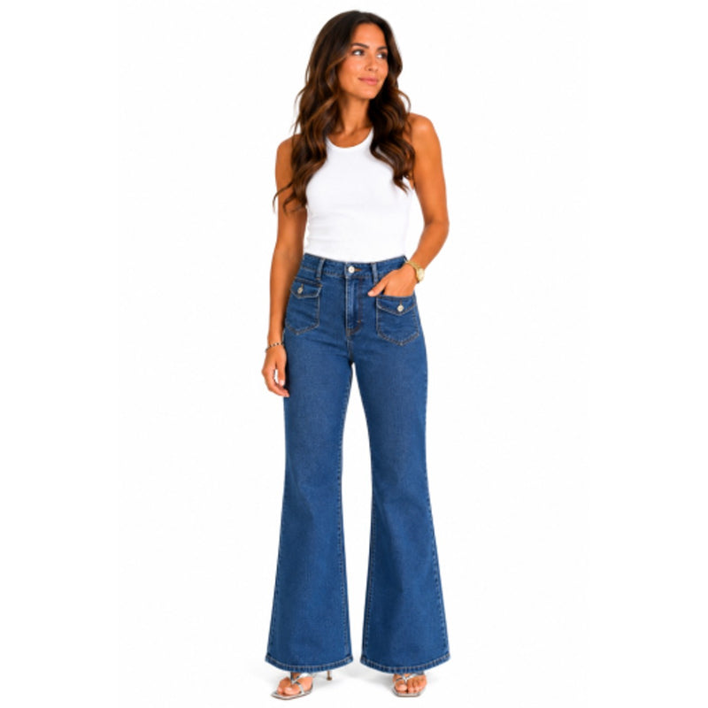 1822 Denim - Womens 32" Belle Jean Relaxed Flare