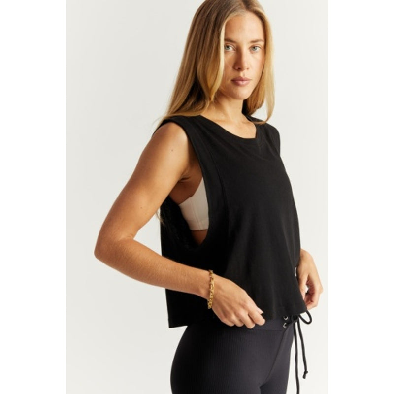 Year of Ours - Womens Flow Cropped Muscle Tank