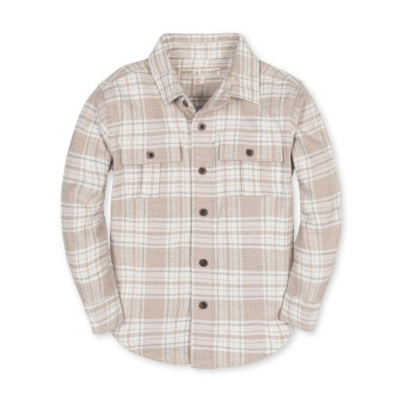 Hope & Henry - Boys Organic Flannel Double Pocket Shirt