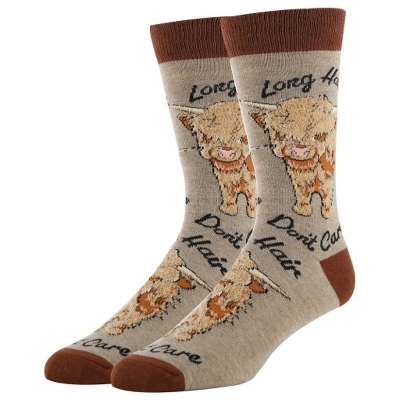 Oooh Yeah - Mens Hair Don't Care Mens Crew Socks
