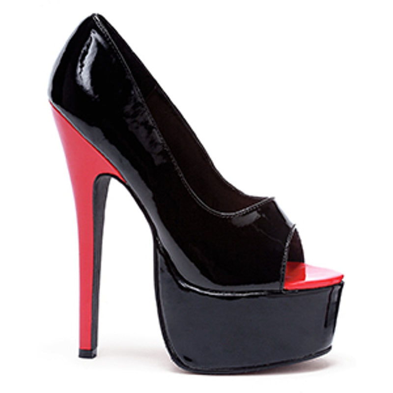 Ellie Shoes - 6.5" Stiletto Heel Open Toe Pump