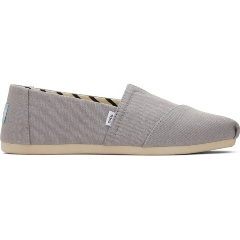 TOMS - Womens Alpargata Classic - Drizzle Grey Recycled Cotton Canvas