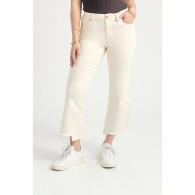 1822 Denim - Womens 27" Luxe Demi Boot Jean with Sharkbite Hem