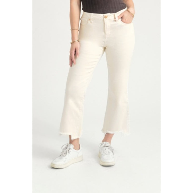1822 Denim - Womens 27" Luxe Demi Boot Jean with Sharkbite Hem