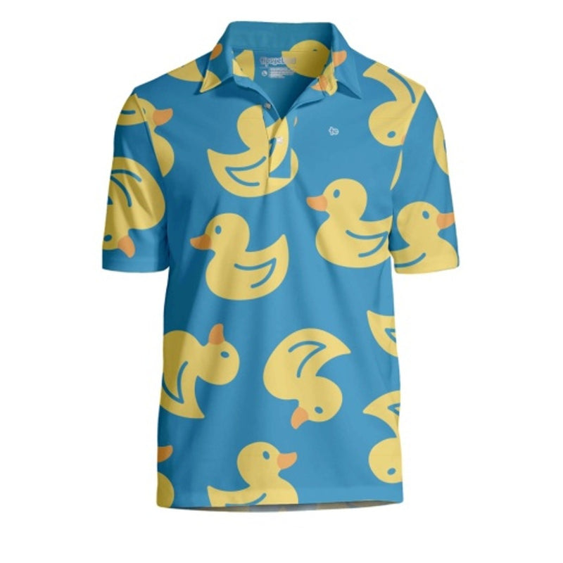 Tipsy Elves - Mens Duckin' Around Golf Polo