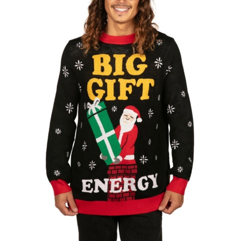 Tipsy Elves - Mens Big Gift Energy Sweater