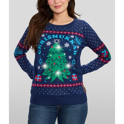 Tipsy Elves - Womens Chrismuhkkah Sweater