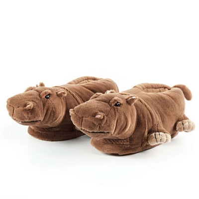 Oooh Yeah - Womens Bubbles the Hippo-Hugger Slippers-Womens