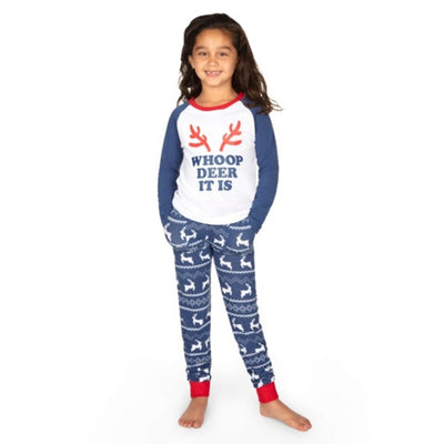 Tipsy Elves - Kids Whoop Deer It Is Pajama Set