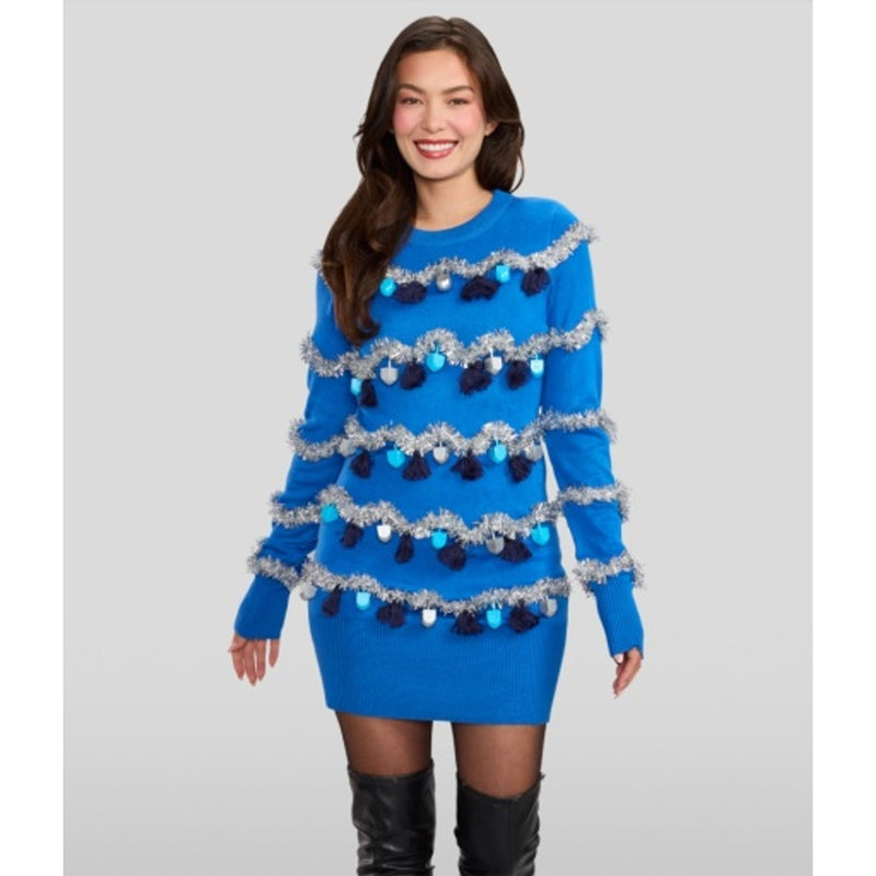 Tipsy Elves - Womens Tinsel Sweater Dress