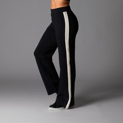 Thirty Three Threads - Unisex Cozy Wide Leg Pant Ebony Coconut