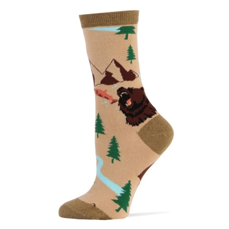 Oooh Yeah - Womens Crew-Brown Bear