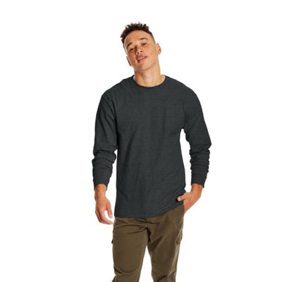 Hanes - Unisex 5186-Hanes Beefy-T Unisex Long Sleeve T-Shirt