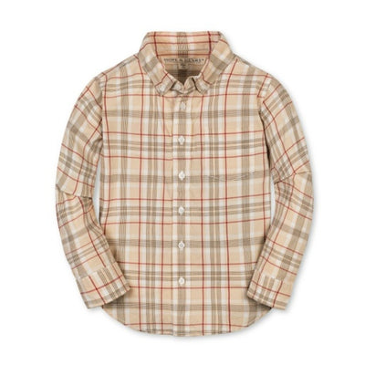 Hope & Henry - Boys Organic Stretch Poplin Shirt