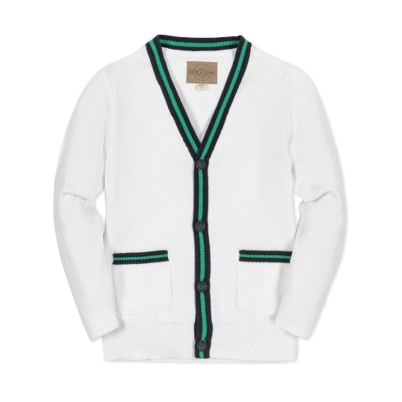 Hope & Henry - Boys Organic Tipped Cardigan