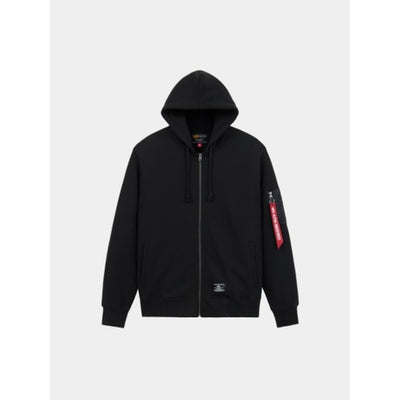 Alpha Industries - Mens Utility Pocket Full Zip Relaxed Fit Sweatshirt