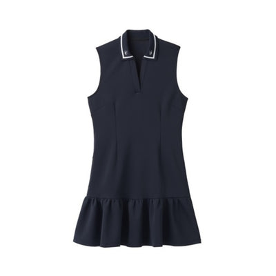 Tilley - Womens Contrast Collar Ruffle Dress